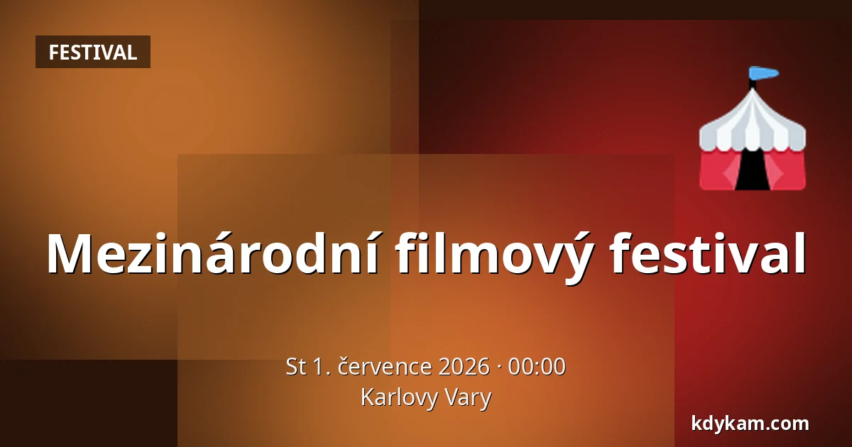 Mezinárodní filmový festival — Karlovy Vary