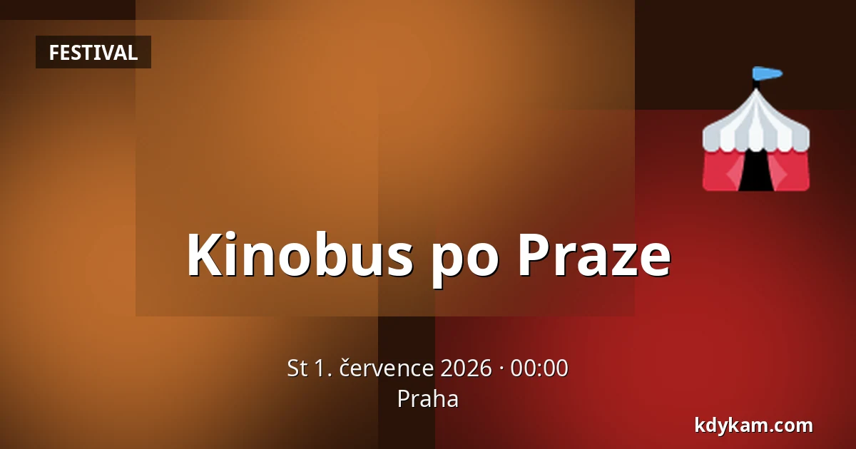 Kinobus po Praze — Praha
