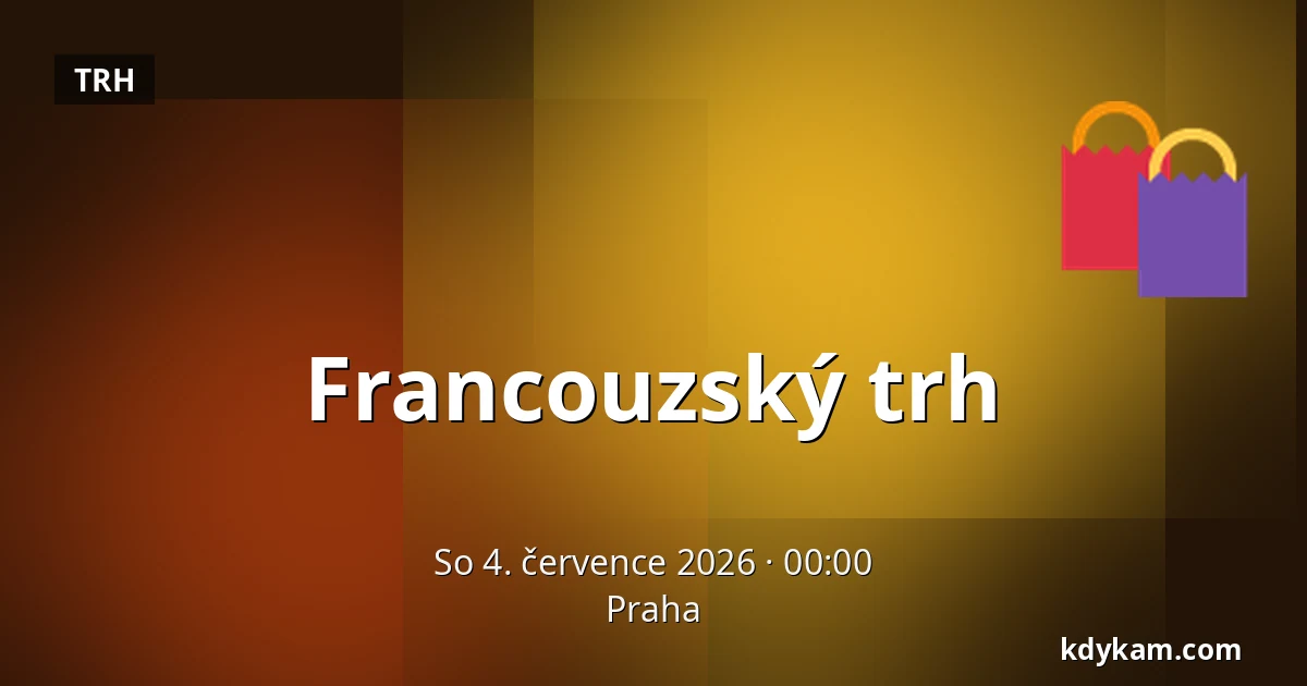 Francouzský trh — Praha