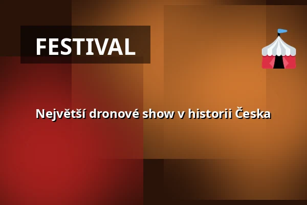 Největší dronové show v historii Česka — Karlovy Vary