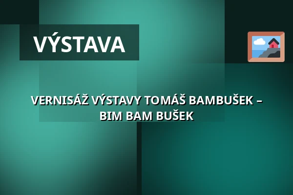 VERNISÁŽ VÝSTAVY TOMÁŠ BAMBUŠEK – BIM BAM BUŠEK — Vrchlického divadlo, Louny