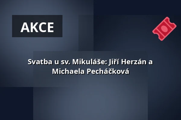 Svatba u sv. Mikuláše: Jiří Herzán a Michaela Pecháčková — Kostel sv. Mikuláše, Znojmo