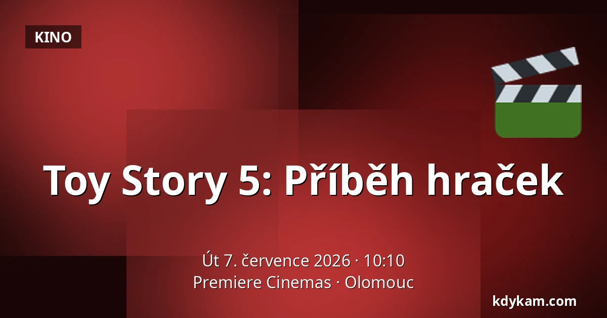 Toy Story 5: Příběh hraček — Premiere Cinemas, Olomouc