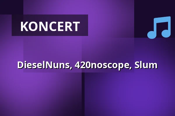 DieselNuns, 420noscope, Slum — Melodka na Střeláku, Brno