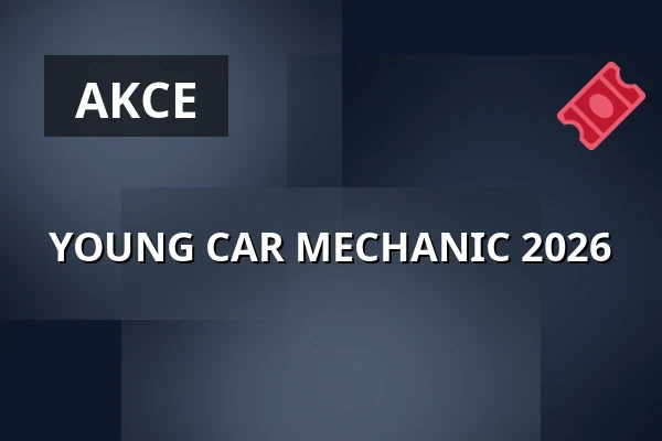 YOUNG CAR MECHANIC 2026 — PVA Expo Praha Letňany, Praha