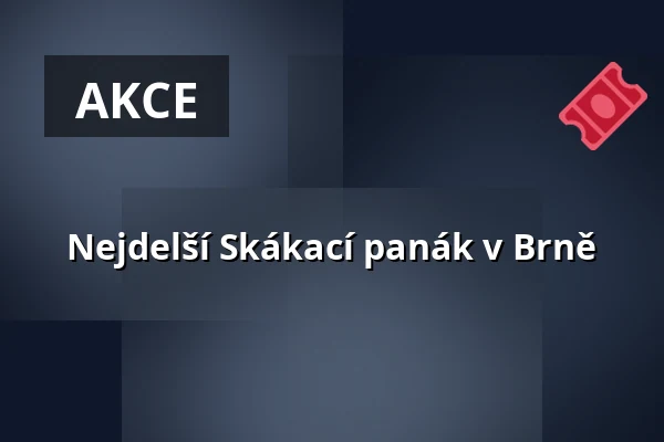 Nejdelší Skákací panák v Brně — Úřad městské části Brno-střed, Brno
