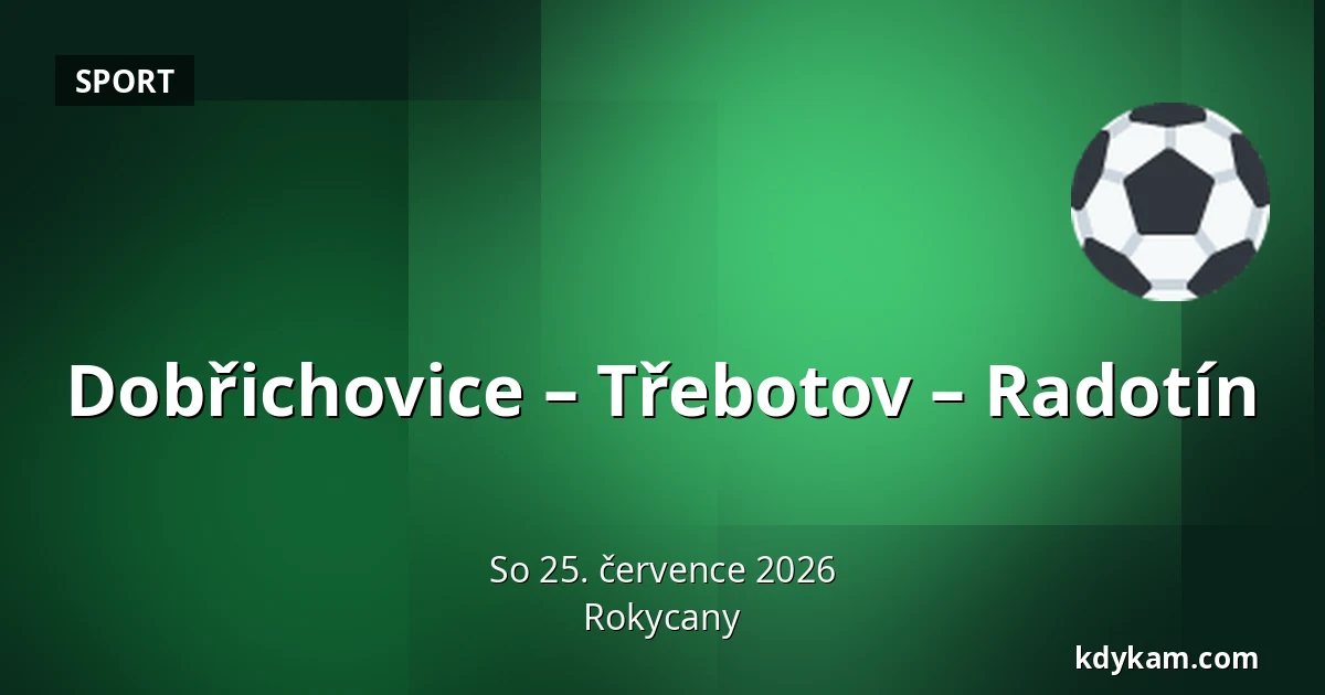 Dobřichovice – Třebotov – Radotín — Rokycany