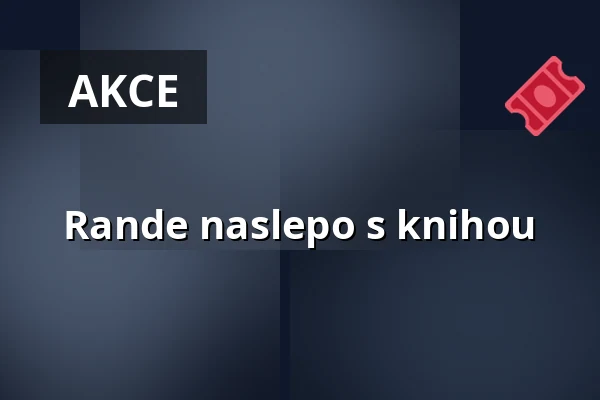 Rande naslepo s knihou — Městské kulturní středisko, Rožmitál pod Třemšínem