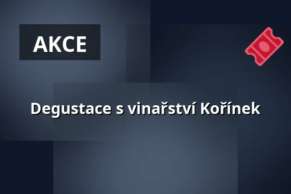 Degustace s vinařství Kořínek — VinVin vinný bar, Praha