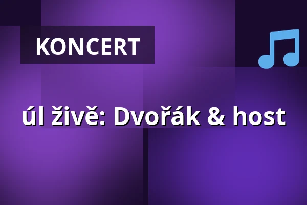 úl živě: Dvořák & host — úl, Praha