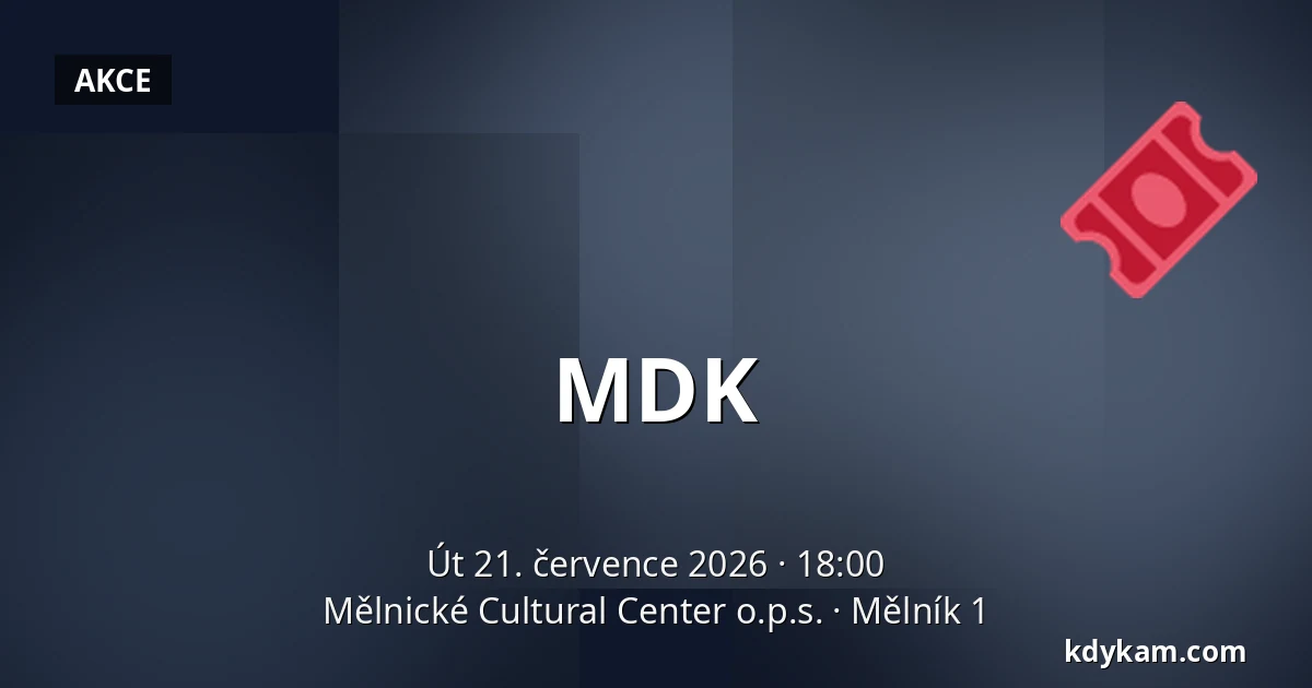 MDK — Mělnické Cultural Center o.p.s., Mělník 1