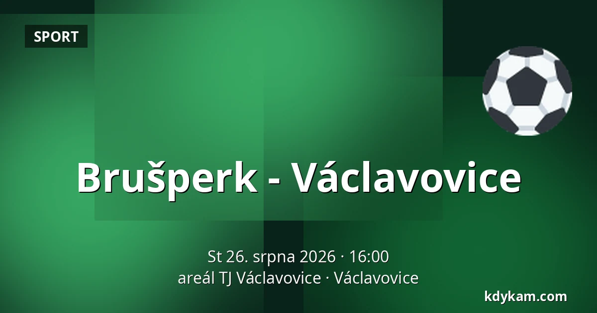 Brušperk - Václavovice — areál TJ Václavovice, Václavovice