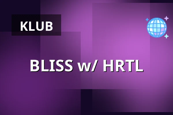 BLISS w/ HRTL — ARTBAR, Brno