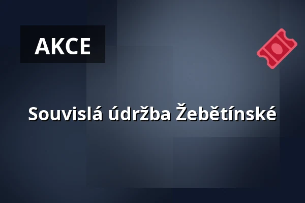 Souvislá údržba Žebětínské — Kohoutovice, Brno