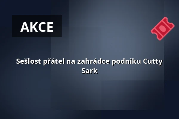 Sešlost přátel na zahrádce podniku Cutty Sark — Úřad městské části Brno-střed, Brno