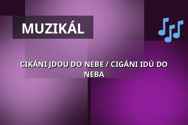 CIKÁNI JDOU DO NEBE / CIGÁNI IDÚ DO NEBA — Parkoviště KC ALDIS, Hradec Králové