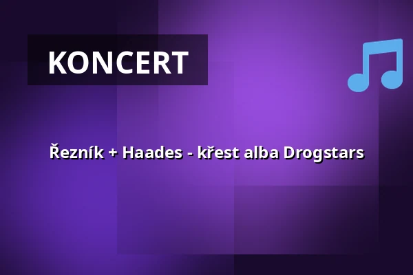 Řezník + Haades - křest alba Drogstars — ARTBAR, Brno