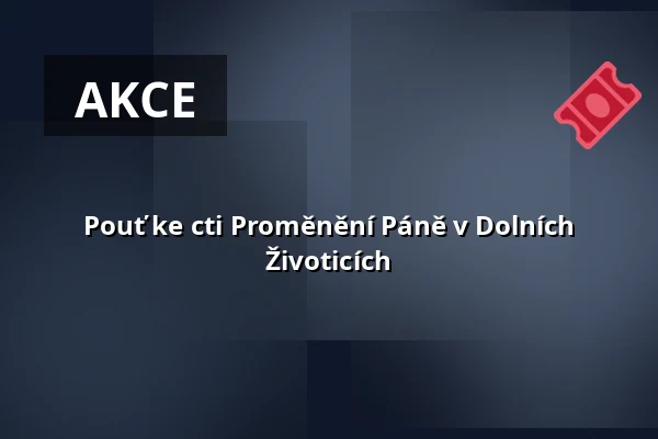 Pouť ke cti Proměnění Páně v Dolních Životicích — Biskupství ostravsko-opavské, Ostrava