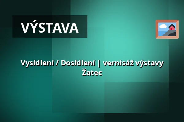 Vysídlení / Dosídlení | vernisáž výstavy Žatec — Post Bellum, z. ú., pobočka Paměť národa Jižní Čechy, České Budějovice 1