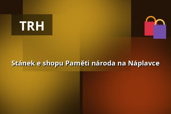 Stánek e shopu Paměti národa na Náplavce — Post Bellum, z. ú., pobočka Paměť národa Jižní Čechy, České Budějovice 1