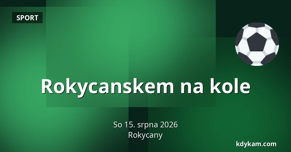 Rokycanskem na kole — Rokycany