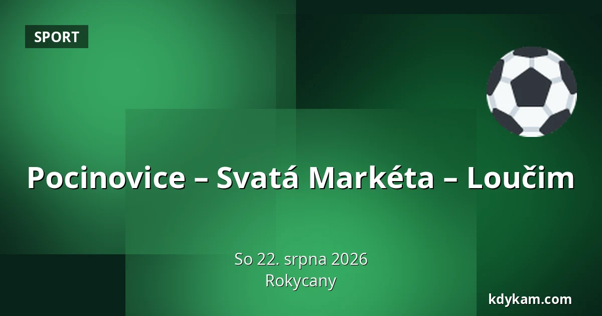 Pocinovice – Svatá Markéta – Loučim — Rokycany