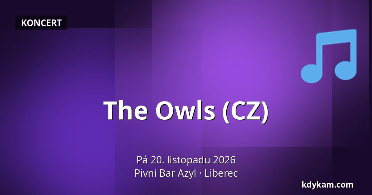 The Owls (CZ) — Pivní Bar Azyl, Liberec