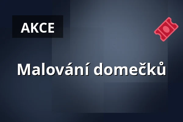 Malování domečků — Nádvoří Starého děkanství, Úštěk