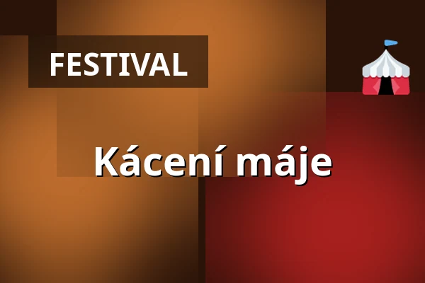 Kácení máje — Městský park, Šlapanice