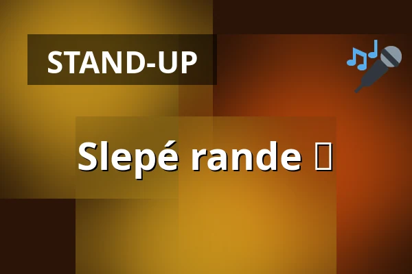 Slepé rande ❤️ — Ty kávo, Praha