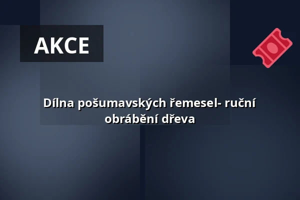 Dílna pošumavských řemesel- ruční obrábění dřeva — Městské muzeum Horažďovice, Horažďovice