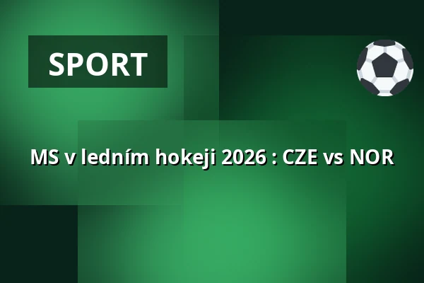 MS v ledním hokeji 2026 : CZE vs NOR — ARTBAR, Brno