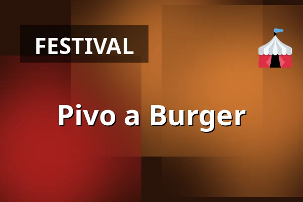Pivo a Burger — karlínské náměstí, Praha