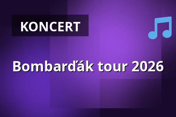 Bombarďák tour 2026 — Dům kultury, Kroměříž