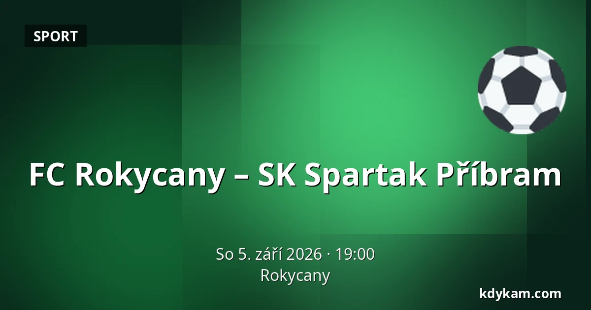FC Rokycany – SK Spartak Příbram — Rokycany