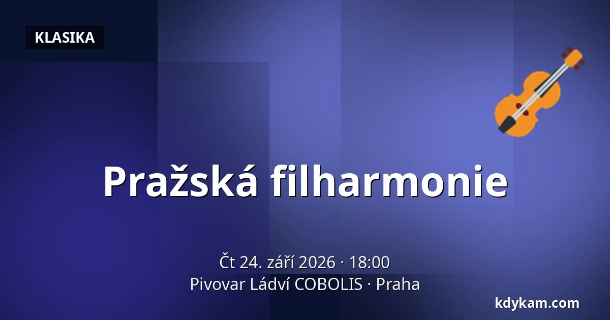 Pražská filharmonie — Pivovar Ládví COBOLIS, Praha