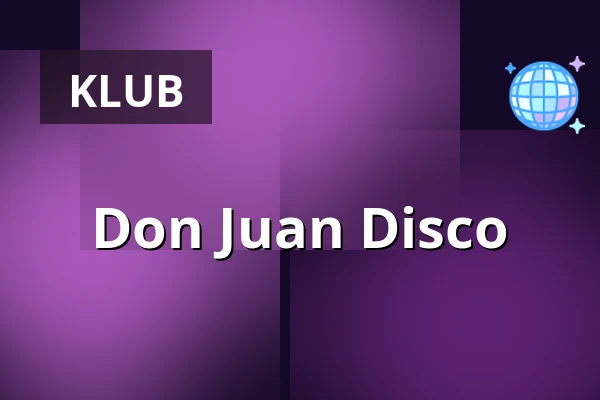 Don Juan Disco — Alterna club, Brno