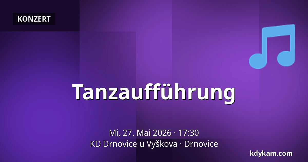 Tanzaufführung — KD Drnovice u Vyškova, Drnovice