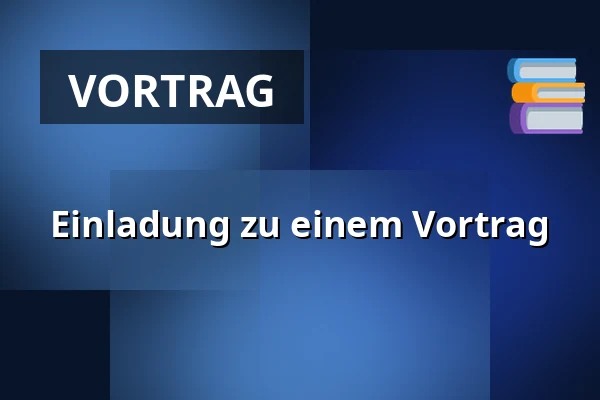 Einladung zu einem Vortrag — Jezero "Balaton", Nový Hrozenkov