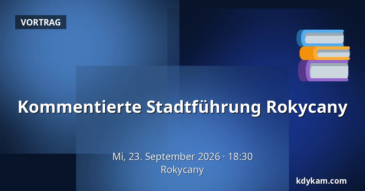 Kommentierte Stadtführung Rokycany — Rokycany