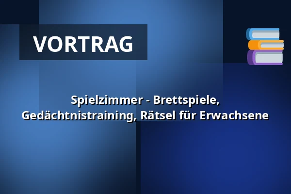 Spielzimmer - Brettspiele, Gedächtnistraining, Rätsel für Erwachsene — Rokycany