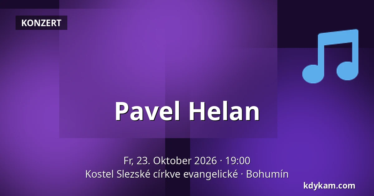 Pavel Helan — Kostel Slezské církve evangelické, Bohumín