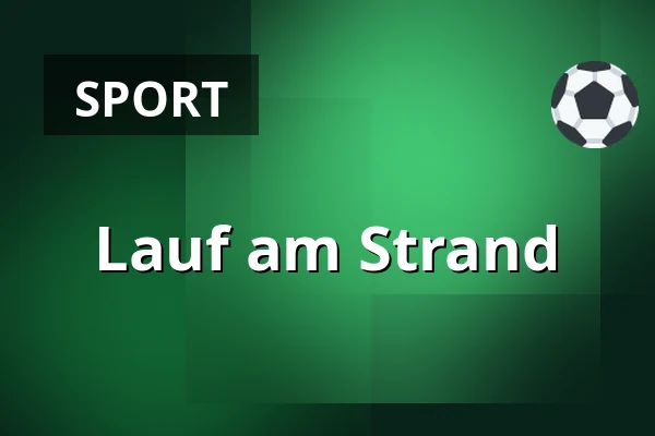 Lauf am Strand — Slatina, Brünn