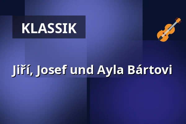 Jiří, Josef und Ayla Bártovi — Velký sál Záložny, Litovel