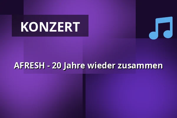 AFRESH - 20 Jahre wieder zusammen — Buena Vista, Pilsen