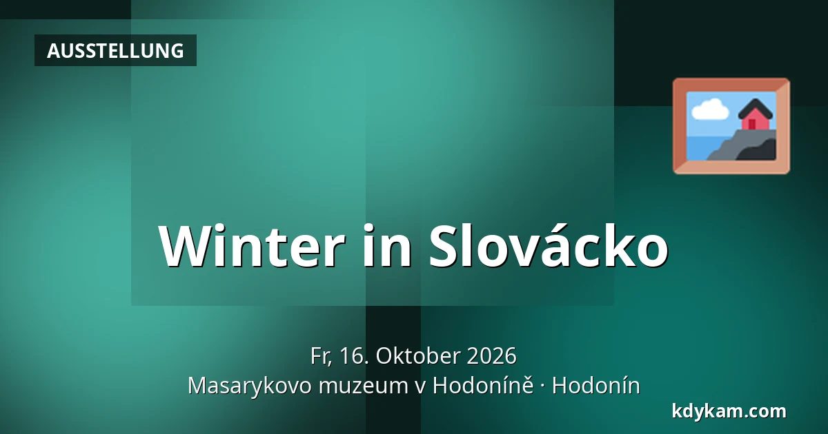 Winter in Slovácko — Masaryk-Museum in Hodonín, Hodonín