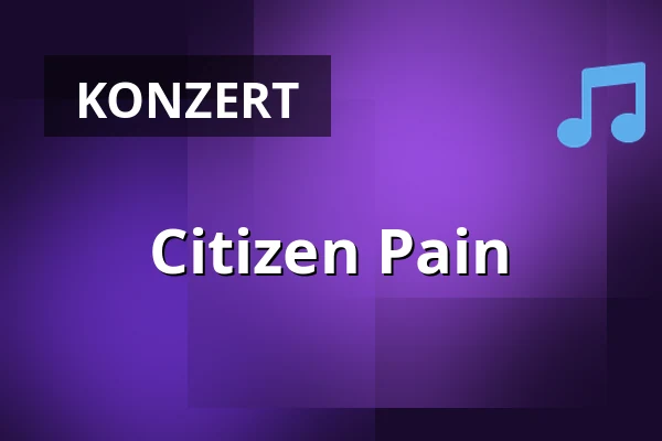 Citizen Pain — Vzorkovna, Prag