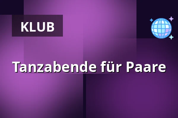 Tanzabende für Paare — Kino Vesmír, Svitavy