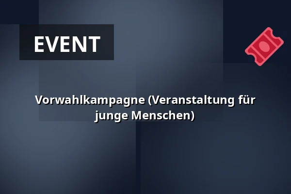 Vorwahlkampagne (Veranstaltung für junge Menschen) — Úřad městské části Brno-střed, Brünn