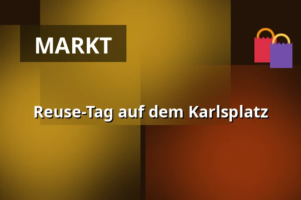 Reuse-Tag auf dem Karlsplatz — Praha 2, Prag